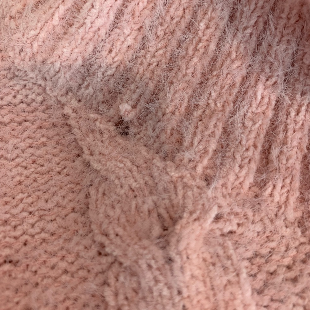 Solid Turtle Neck Boyfriend Pullover Sweater - image 6